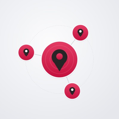 Carte des zones desservies par IQ Technologies autour de Nalinnes