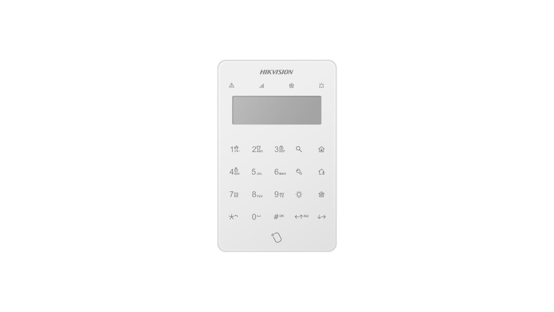 Clavier LCD filaire pour alarme Hikvision