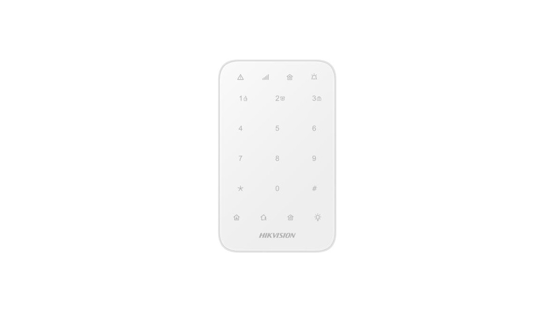 Clavier LED sans fil pour alarme Hikvision